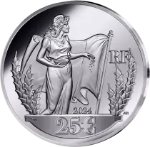 French Mint  Mercanti & Jimenez - 25 Euros Silver Proof 2024 (MDP)