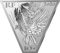 French Mint  Victory - Peace 10 Euros Silver BE 2020 (MDP)