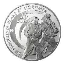 French Mint 10 Euros - Blake et Mortimer - 2010 - Silver