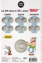 French Mint 10 Euros Silver - Asterix and Ob&eacute;lix - Equality - Bonemine and Panoramix - 2015