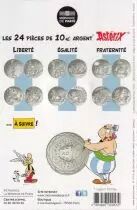 French Mint 10 Euros Silver - Asterix and Obelix - Equality - Discord - 2015