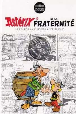 French Mint 10 Euros Silver - Asterix and Obelix - Fraternity - Asterix and the Bretons - 2015