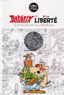 French Mint 10 Euros Silver - Asterix and Ob�lix - Freedom - Asterix and the Bretons - 2015