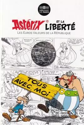 French Mint 10 Euros Silver - Asterix and Ob�lix - Freedom - Caesar\'s gift - Agecanonix - 2015