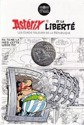 French Mint 10 Euros Silver - Asterix and Ob�lix - Freedom - The Golden Serp - 2015