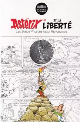 French Mint 10 Euros Silver - Asterix and Ob�lix - Freedom - The Great Crossing - 2015