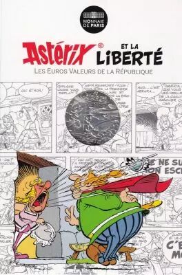French Mint 10 Euros Silver - Asterix and Ob�lix - Freedom - The Rose and the Sword - 2015