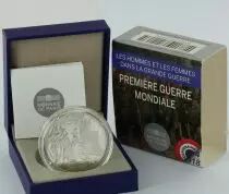 French Mint 10 Euros Silver - Men and Women in the Great War BE 2014 (MDP)