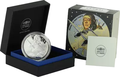 French Mint 10 Euros Silver Proof - Aviation & History - P-38 - 2019