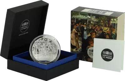 French Mint 10 Euros Silver Proof - Ball at the Moulin de la Galette - 2018