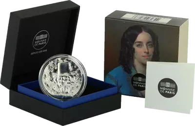 French Mint 10 Euros Silver Proof - George Sand - 2018