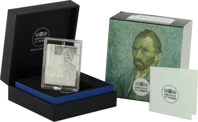 French Mint 10 Euros Silver Proof - Van Gogh Self-Portrait - 2020
