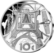 French Mint 100 years of Gustave Eiffel - 10 Euros Silver 2023
