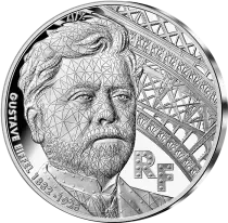 French Mint 100 years of Gustave Eiffel - 10 Euros Silver 2023