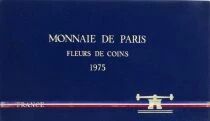 French Mint 1975 Francs FDC Box Set