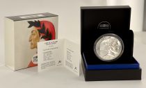 French Mint 20 Euro Dante Aligheri  (1265-1621) - 2021 - High Relief Silver Proof  - Monnaie de Paris