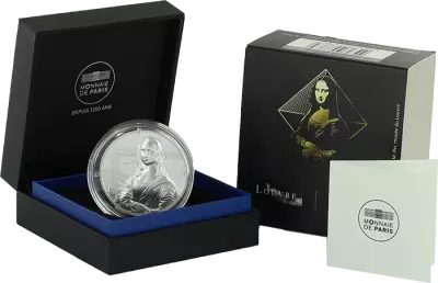 French Mint 20 Euros Silver BE - The Mona Lisa - 2019