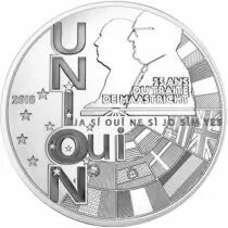 French Mint 25 years Maastricht Treaty - 10 Euros Silver BE 2018 (MDP)