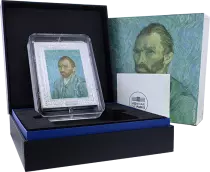 French Mint 250 Euros 1/2 Kg Silver Proof France 2020  - Van Gogh - damaged cover