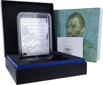 French Mint 250 Euros 1/2 Kg Silver Proof France 2020  - Van Gogh - damaged cover