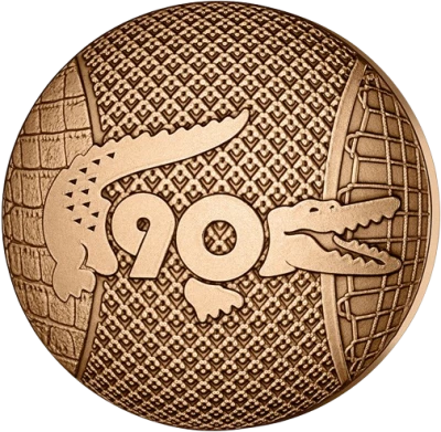 French Mint 90 years of Lacoste - Medal 2023 - French Excellence (MDP)