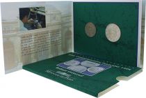 French Mint Box BU 2 Francs Commémo. FRANCE 1998 - Human Rights BU