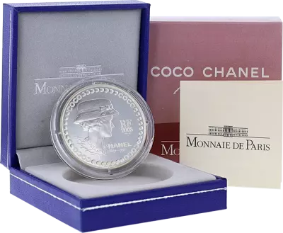 French Mint COCO CHANNEL - 5 Euros Silver BE 2008