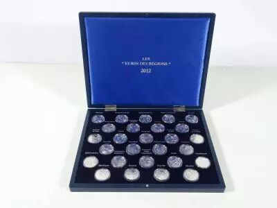 French Mint Coffret Euros des R�gions 2012 - 27 X 10 Euros -  Argent