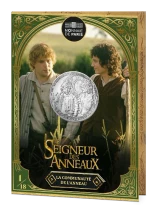 French Mint Coin ?10 1/18 - Frodo and Sam leave the Shire