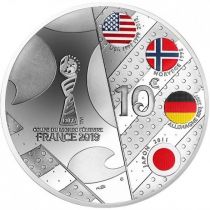 French Mint FIFA Women\'s World Cup - Asia - 10 Euros Silver Colour BE 2020 (MDP)