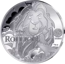 French Mint Hakuna Matata - 30 years of the Lion King - 10 Euros Silver Colour BE 2024 (MDP)