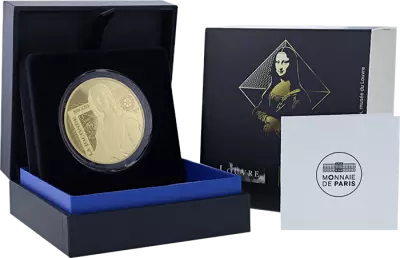 French Mint Leonardo da Vinci & the Mona Lisa - 200 Euros Or 1 Oz - FRANCE 2019 (MDP)