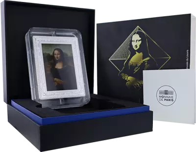 Coin French Mint Leonardo da Vinci & the Mona Lisa - 250 Euros 1/2