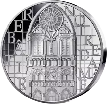 French Mint Rebuilding Notre Dame - 25 Euros Silver Proof 2024 - French Excellence (MDP)