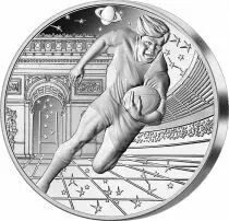 French Mint Rugby World Cup - Emblem - 50 Euros Silver (5 Oz) Proof 2023