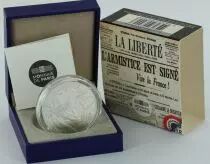 French Mint The Peace - Armistice Great War - 10 Euros Silver BE 2018 (MDP)