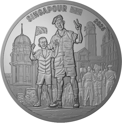 French Mint United Kingdom - 80 years of the VDAY - 10 Euros Silver 2025
