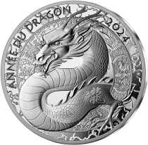 French Mint Year of the Dragon - 10 Euros BE 2024 Silver