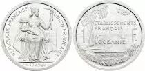 French Oceania 1 Franc - Liberty - 1949