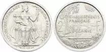 French Oceania 2 Francs - Liberty - 1949