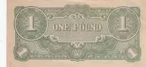 French Pacific Territories 1 Pound - Japanese Government - 1942 Serial OA