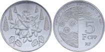 French Pacific Territories 5 Francs - Flowers - 2021