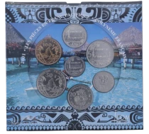 French Pacific Territories Coffret BU Franc du Pacifique 2001 - Polyn&eacute;sie