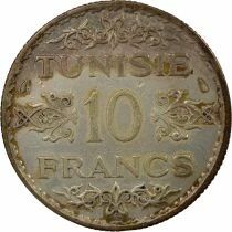 French Protectorate, Ahmad II - 10 Silver Francs - 1939 Paris