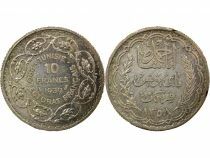 French Protectorate, Ahmad II - 10 Silver Francs - 1939 Paris