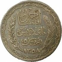 French Protectorate, Ahmad II - 5 Silver Francs - 1939 Paris