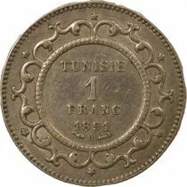 French Protectorate, Ali III - Silver Franc - 1891 A Paris