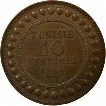 French Protectorate, Muhammad IV - 10 Centimes - 1904 A Paris