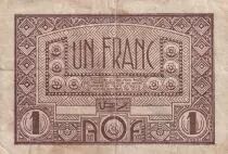 French West Africa 1 Franc - Brown - ND (1944)