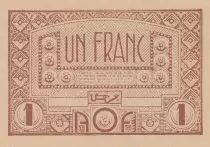 French West Africa 1 Franc - Brown, fishermen - ND (1944)